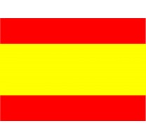 Bandera España Adhesivo 5.6x8cms Vinilo High Resist